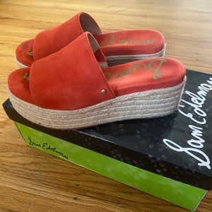 Sam Edelman Espadrille Platform Wedge Sandal